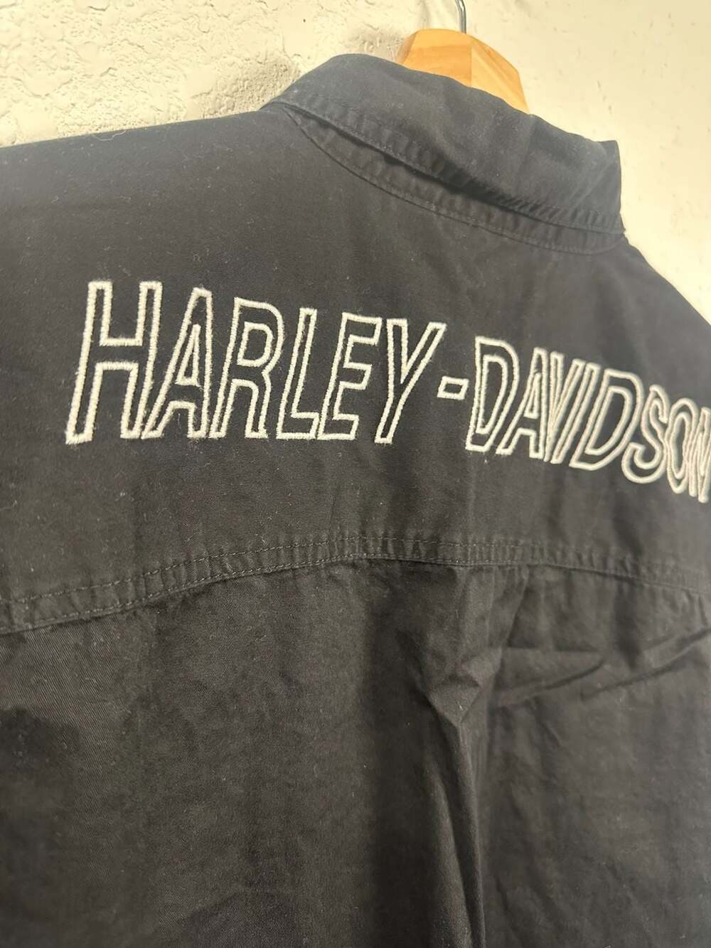 Harley-Davidson Genuine Motorclothes #1 Patch Short Sleeve Shirt Size L - Picture 6 of 7